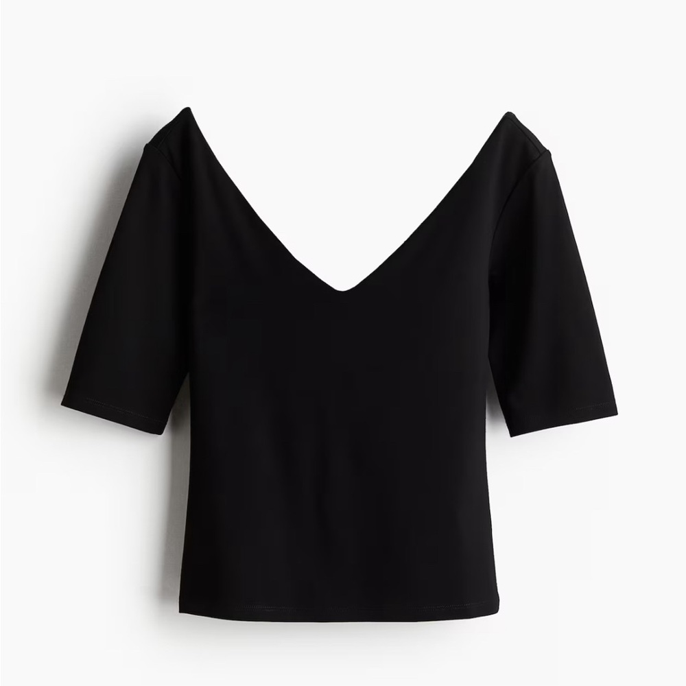 H&M V-Neck Jersey Top